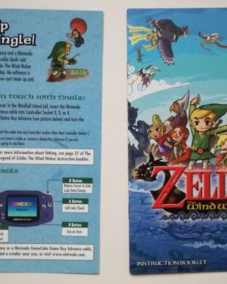 Manuale zelda wind waker Nintendo gamecube NTSC
