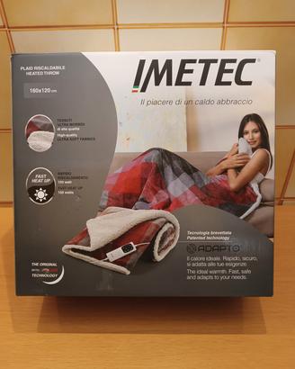 Coperta elettrica Plaid riscaldabile Imetec