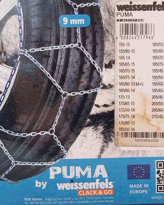Catene neve NUOVE Weissenfels Puma 6