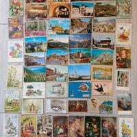 Lotto di 64 cartoline vintage-prezzo simbolico
