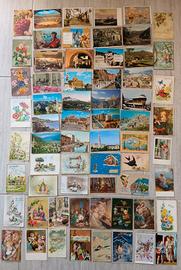 Lotto di 64 cartoline vintage-prezzo simbolico