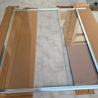 Cabina doccia in vetro - 180cm - 2 ante scorrevoli