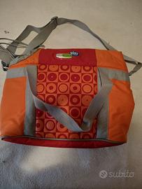 Borsa frigo gio style con porta bottiglia