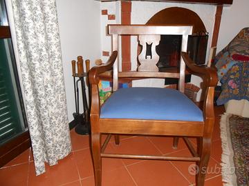 Copia di poltroncine noce+tessuto cadi'