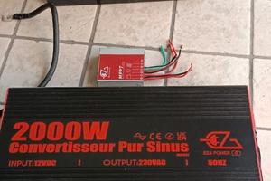 Kit batteria+inverter+regolatore solare per camper
