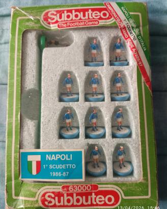 Squadra SUBBUTEO SSC Napoli 1986/87 Campione 