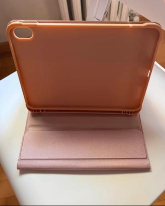 Custodia iPad rosa con supporto e porta Pencil