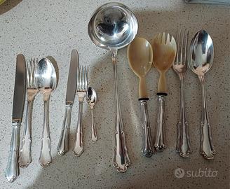 posate stile inglese in argento 