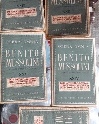 OPERA Omnia di Benito Mussolini – 35 volumi