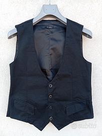 Gilet Uomo Elegante Nero (Taglia S)