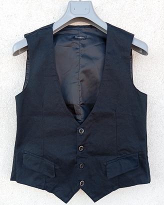 Gilet Uomo Elegante Nero (Taglia S)