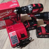 Milwaukee 18V Coppia trapani avvitatori completi