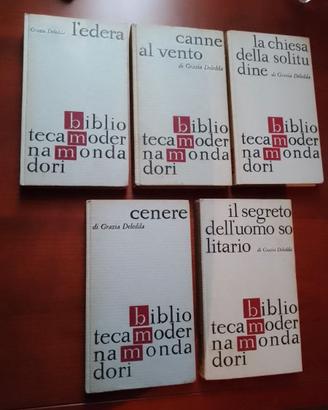 Lotto 5 libri Grazia Deledda