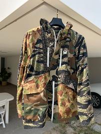 Giacca a vento con cappuccio Palm Angels