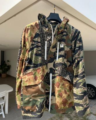 Giacca a vento con cappuccio Palm Angels
