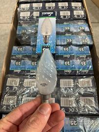 Lampadina  E14 25W tortiglione smerigliata