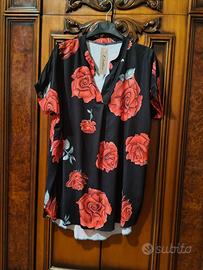 Maglia con rose 