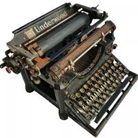 Macchina da scrivere d'epoca vintage Underwood