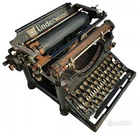 Macchina da scrivere d'epoca vintage Underwood