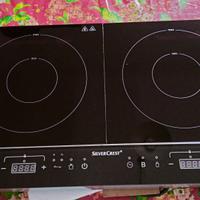 Doppia piastra a induzione