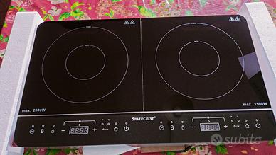 Doppia piastra a induzione