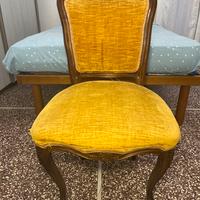 4 sedie antiquariato modello Luigi XV