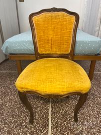 4 sedie antiquariato modello Luigi XV