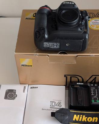 Nikon D4 56.000 scattI GARAZIA fino a 05/2027