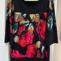 Abito in seta a fiori Diane von Furstenberg