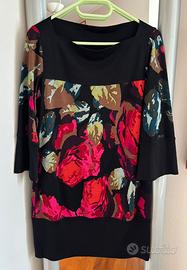 Abito in seta a fiori Diane von Furstenberg