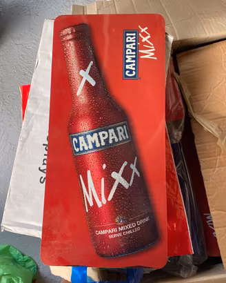Lotto 20 Tappetini Bar Campari Mixx Originali Vint