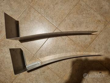 Coppia di Mensole IKEA in acciaio di design