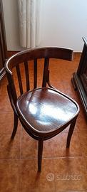 Sedia legno  anni 50 