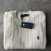 Maglione Ralph Lauren white cream