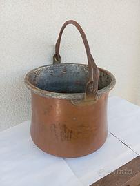 Paiolo in Rame Antico - Utensile d'Epoca