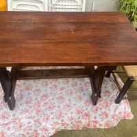 Set tavolo + 6 sedie intarsiato sardo