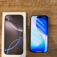IPhone 16 Pro 256gb - titanio nero