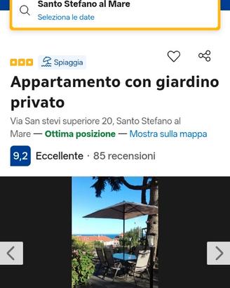 Casa vacanze a Santo Stefano al mare