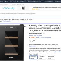 Cantinetta vini PREZZO TRATTABILE