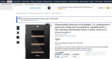 Cantinetta vini PREZZO TRATTABILE