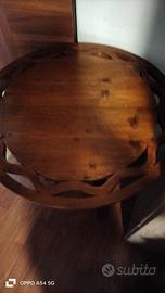 tavolino in legno massello 