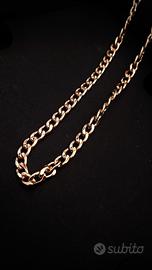 Collana placcata in oro accio inox inossidabile 

