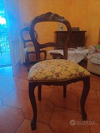 6 sedie classiche stile Luigi Filippo 