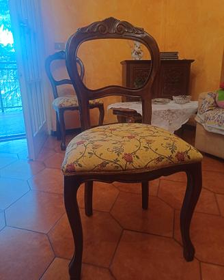 6 sedie classiche stile Luigi Filippo 