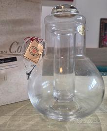 Brocca con Refrigeratore by Cristalleria Corba