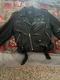 Chiodo giubbotto pelle