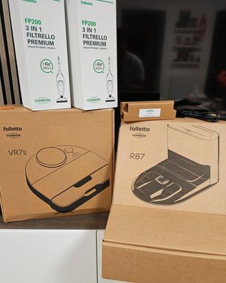 Robot aspirapolvere Folletto VR7S NUOVO/IMBALLATO