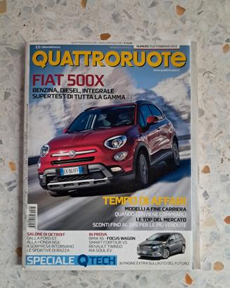 2015 Quattroruote Fiat 500X Ford Focus Wagon Smart