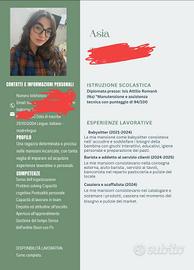 Asia 21 anni tenta una vera propria stabilità 