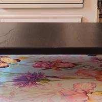 Mensola angolare con piedini per tv